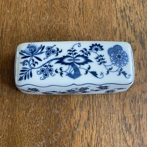 Vintage Blue Danube Japan Butter Lids Cover Replacement Blue White Floral